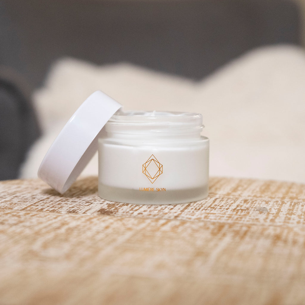 Rejuvenating Anti-Fatigue Cream On Tabletop In Living Room