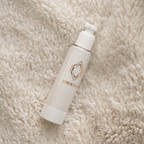 Daily Foam Face Cleanser On Sheepskin Rug